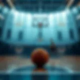 Conceptual diagram of basketball gameplay
