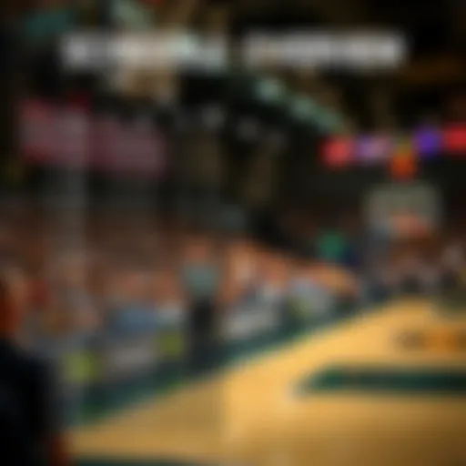 Schedule overview of professional basketball games