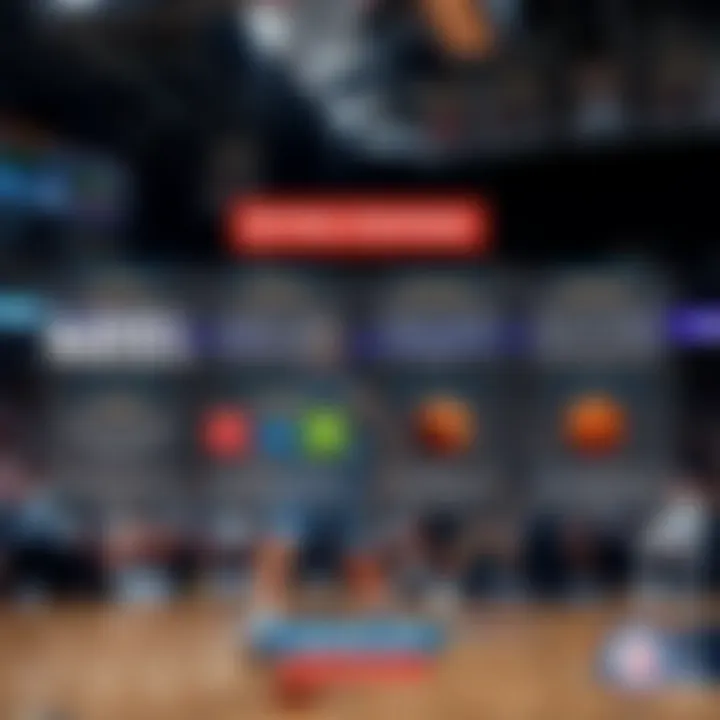 Infographic on betting strategies for basketball