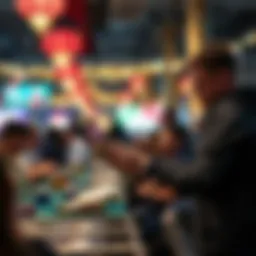 A graphic representation of cash giveaway events in gambling communities