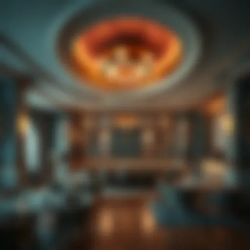 Interior view of the Gyeongju Club showcasing its artistic design
