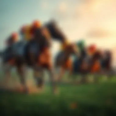 The Evolution of Horse Racing Through Time An infographic representing the historical evolution of horse racing