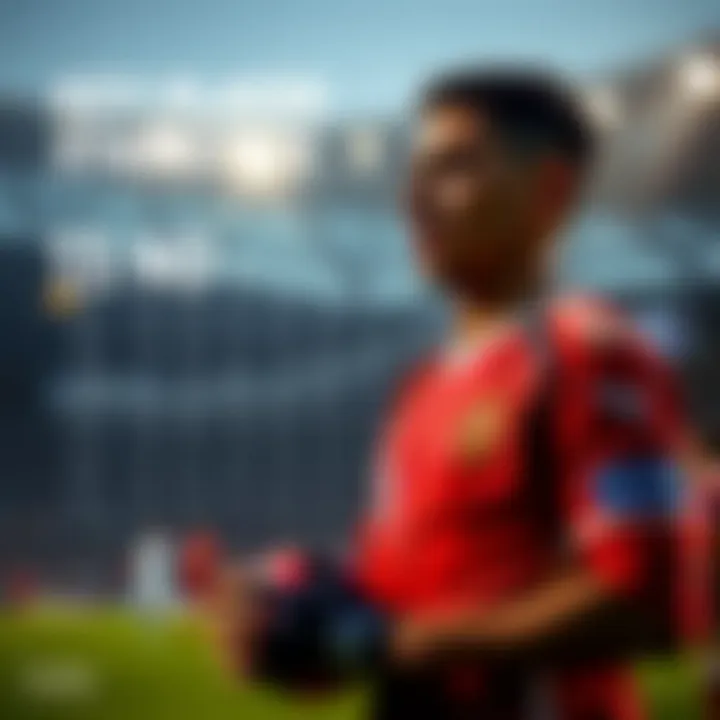 Illustration of key player statistics in a match