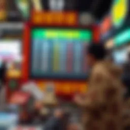 Graphical representation of lottery statistics in South Korea