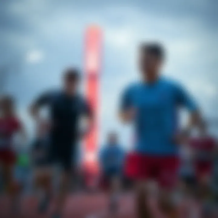 Participation in Local Running Events in Gyeonggi-do Runners participating in a local event in Gyeonggi-do
