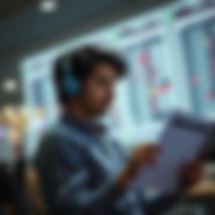 Person studying lottery strategies