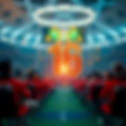 Visual representation of lottery number prediction algorithms