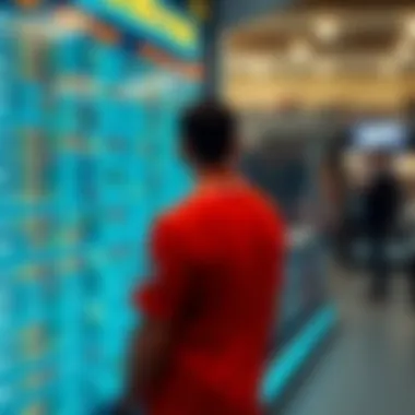 Visual representation of past lottery results