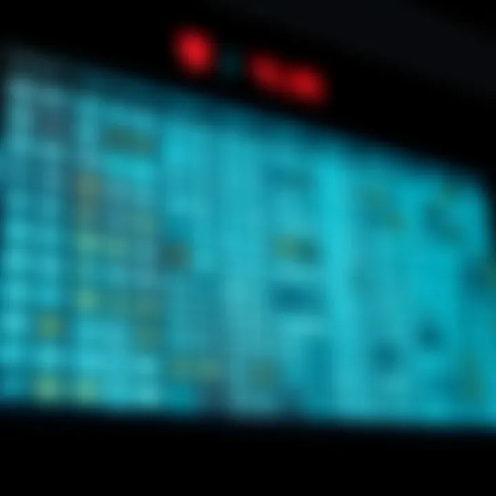 Charts showing winning number patterns