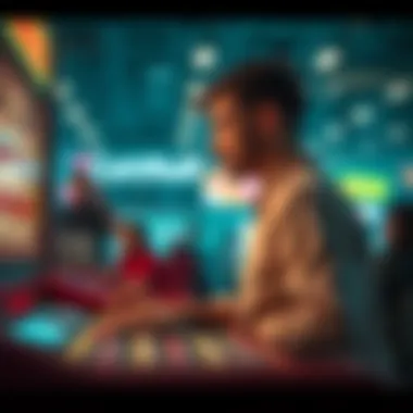 Visual representation of lottery mechanics