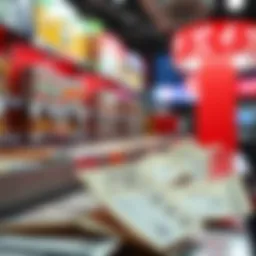 A visual representation of lottery ticket selections