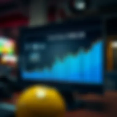 Graph showcasing trends in lottery data