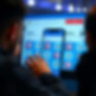 User Interface of a Lottery Application User-friendly lottery application interface