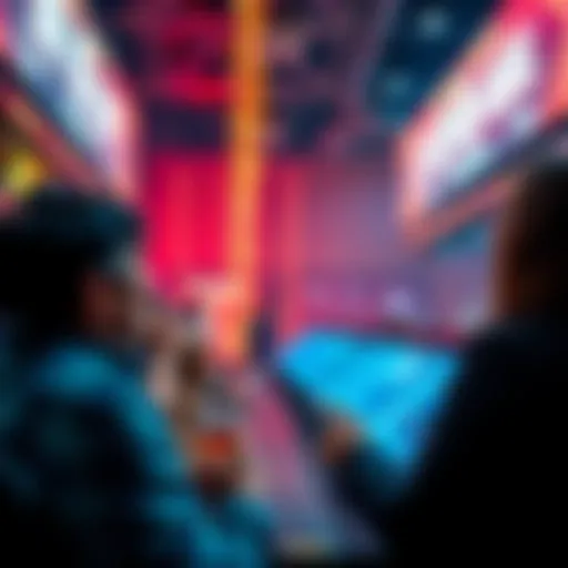 A captivating lottery draw scene showcasing excitement and anticipation