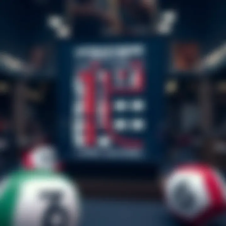 Visual Representation of Historical Lottery Draws Historical data visualizing lottery draws