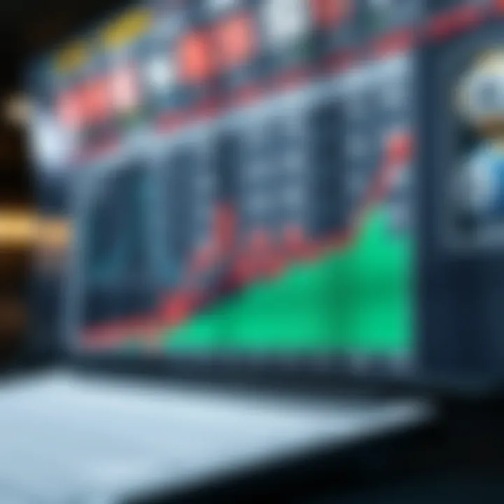 Statistical graph analyzing lotto number trends