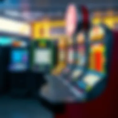 Evolution of Lottery Technology An illustration depicting the technological evolution of lottery machines over the years