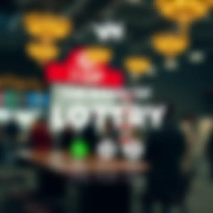 Infographic illustrating the rules of lottery games