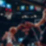 Analysis of a basketball game in action