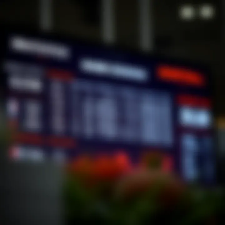 Current Season Statistics Basketball statistics displayed on a screen
