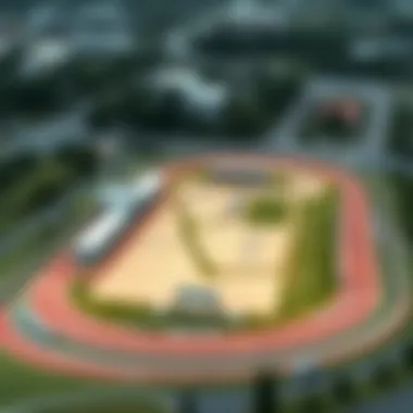 Racetrack Structure and Design Detailed diagram of a racetrack layout