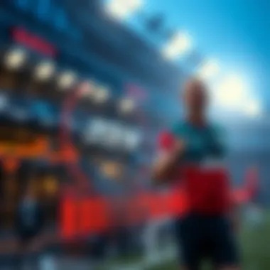 Visual Representation of Sports Betting Statistics Data visualization of sports betting statistics