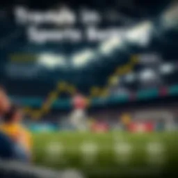 An engaging infographic depicting sports betting trends