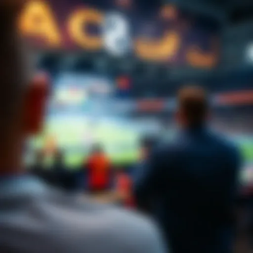 Dynamic Sports Broadcasting Experience Real-time sports broadcasting interface showcasing various events