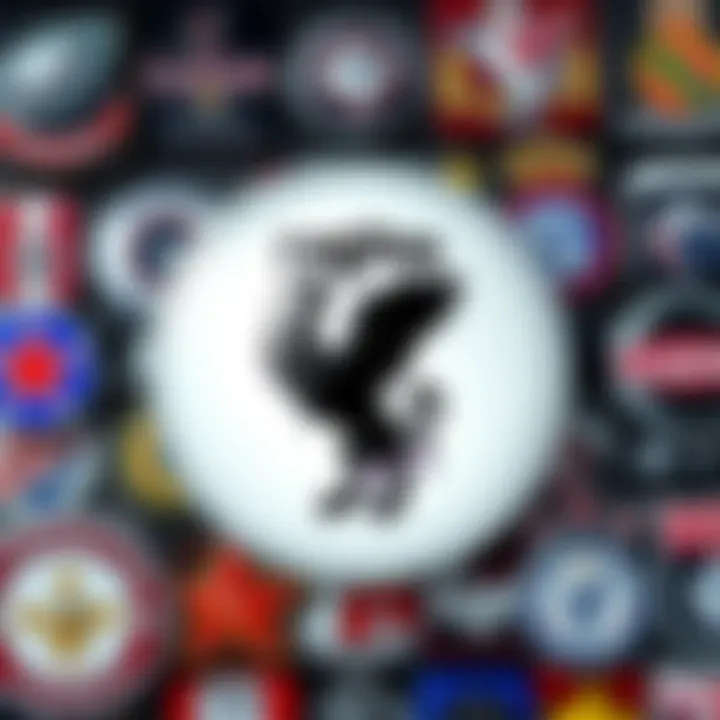 Showcasing Iconic Sports Logos A collage of successful sports logos