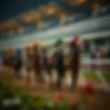 Thrilling Horse Racing at Yeongcheon Exciting horse racing event in progress at Yeongcheon Racecourse.